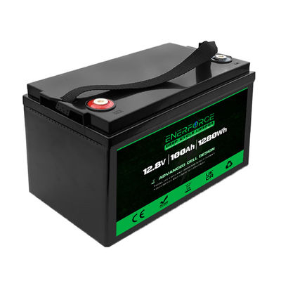 jakość  Enerforce 12V 100Ah Lifepo4 Battery Pack Rechargeable For Home Solar Storage System fabryka