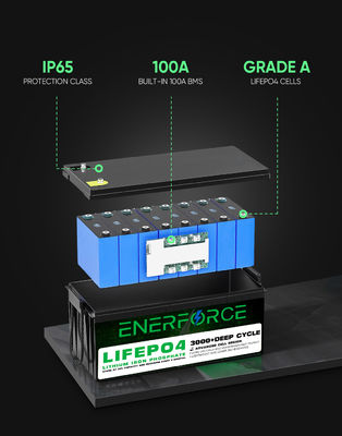 Enerfroce 6V 8ah Litium Iron Phosphate Battery Pack