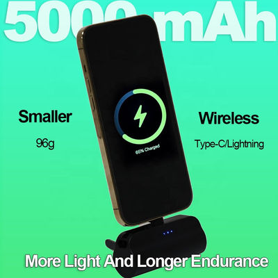 Superlekki przenośny 5000mAh Power Bank 96g z wbudowanym uchwytem