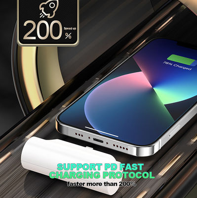 Superlekki przenośny bank zasilania mobilnego o pojemności 5000 mAh z bezprzewodowym ładowaniem