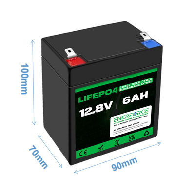12V 6Ah Lifepo4 Bateria dla Fishfinder dziecięce skutery zabawki koła napędowe