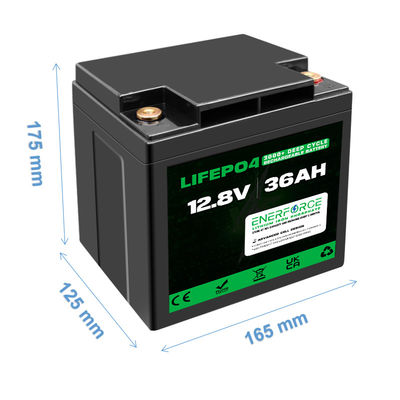 36Ah 12V LiFePO4 akumulator litowy ładowalny do narzędzi elektrycznych i zabawek elektrycznych