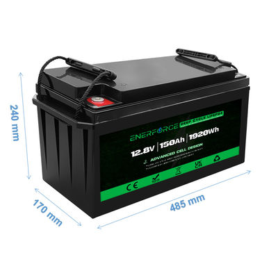 Zestaw baterii OEM 12V 150Ah LiFePO4 do zasilania awaryjnego systemu EPS