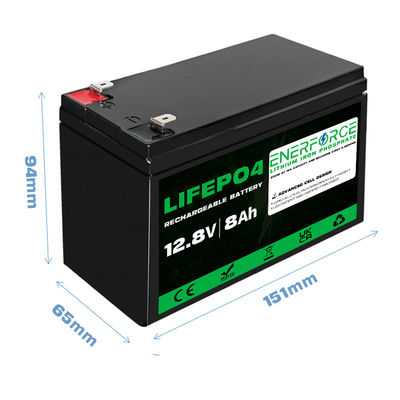 8Ah 12V LiFePO4 Bateria dla systemów energii słonecznej i wiatrowej i UPS Back Up