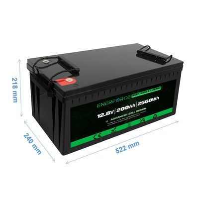 12V 200Ah LiFePO4 Bateria do centrów danych Energia słoneczna Pojazdy elektryczne