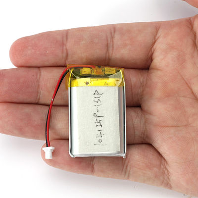 104125 Głośnik Litowa bateria polimerowa 3,7 V 1100mAh Z łącznikiem JST