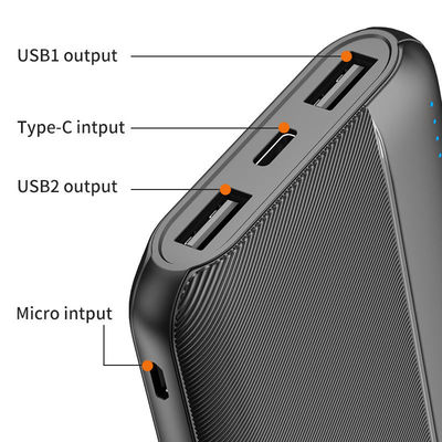 Przenośny Mobilny Ultra Slim Power Bank 10000mah 20000mah Li Polymer Battery