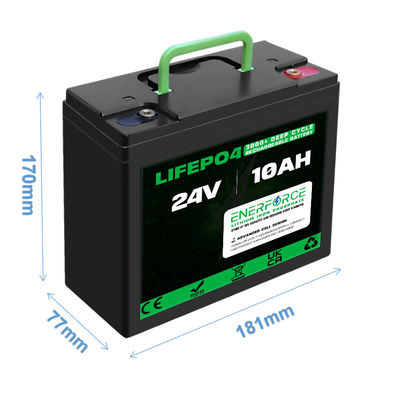 24V 10Ah LFP Lifepo4 Bateria do mobilności Skuter Golf Cart Buggy Go Kart