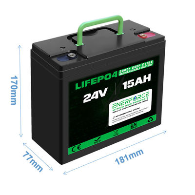 15AH 24V LFP Bateria dla skuterów do poruszania się Go Kart Golf Cart Goped