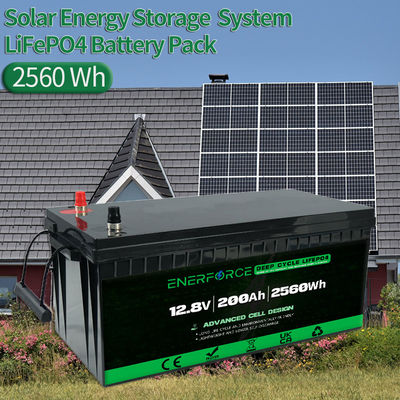 12.8V 100Ah LiFePO4 Bateria Enerforce OEM Długa żywotność dla systemów słonecznych i zapasowych